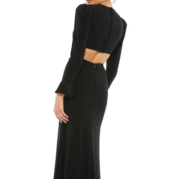 NWT Mac Duggal 67944 Evening Gown Black Size 0 - Picture 2 of 7